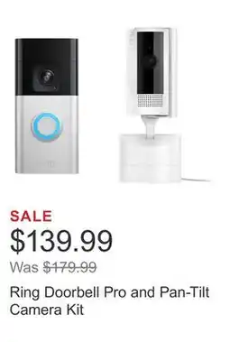 Costco Ring Doorbell Pro and Pan-Tilt Camera Kit offer