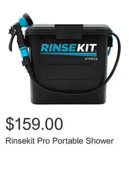 Costco Rinsekit Pro Portable Shower offer