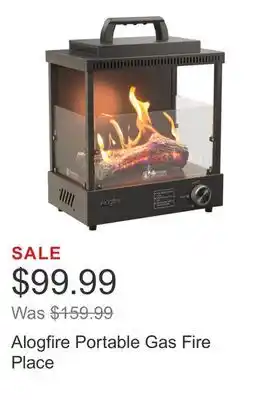 Costco Alogfire Portable Gas Fire Place offer