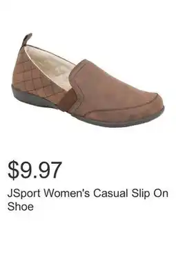 Costco JSport Women's Casual Slip On Shoe offer