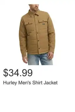 Costco Hurley Men's Shirt Jacket offer
