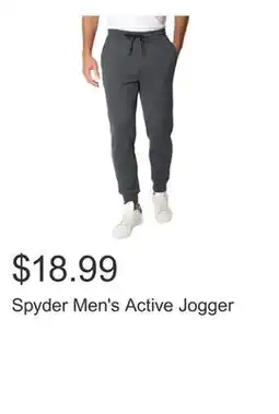 Costco Spyder Men's Active Jogger offer
