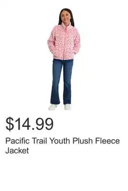 Costco Pacific Trail Youth Plush Fleece Jacket offer