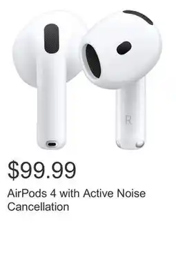 Costco AirPods 4 with Active Noise Cancellation offer
