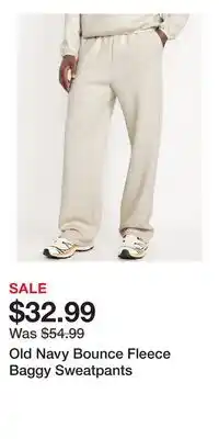Old Navy Old Navy Bounce Fleece Baggy Sweatpants offer