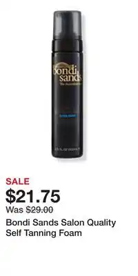 Ulta Beauty Bondi Sands Salon Quality Self Tanning Foam offer