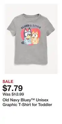 Old Navy Old Navy Bluey Unisex Graphic T-Shirt for Toddler offer
