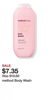 Ulta Beauty method Body Wash offer