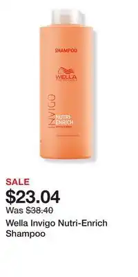 Ulta Beauty Wella Invigo Nutri-Enrich Shampoo offer