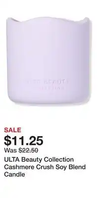 Ulta Beauty ULTA Beauty Collection Cashmere Crush Soy Blend Candle offer