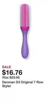Ulta Beauty Denman D3 Original 7 Row Styler offer