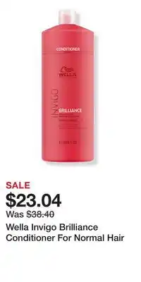 Ulta Beauty Wella Invigo Brilliance Conditioner For Normal Hair offer
