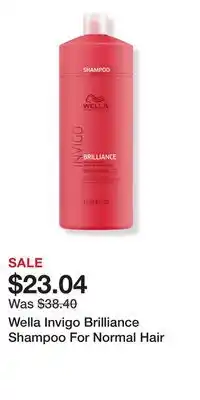 Ulta Beauty Wella Invigo Brilliance Shampoo For Normal Hair offer