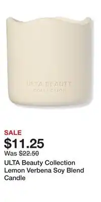 Ulta Beauty ULTA Beauty Collection Lemon Verbena Soy Blend Candle offer