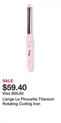 Ulta Beauty L'ange Le Pirouette Titanium Rotating Curling Iron offer