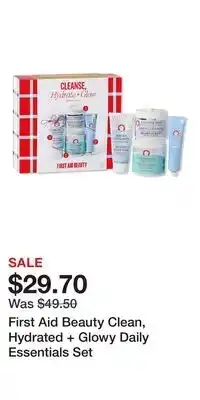 Ulta Beauty First Aid Beauty Clean, Hydrated + Glowy Daily Essentials Set offer