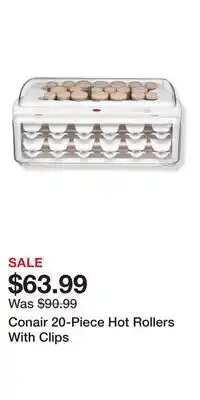 Ulta Beauty Conair 20-Piece Hot Rollers With Clips offer