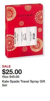 Ulta Beauty Kate Spade Travel Spray Gift Set offer