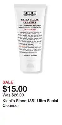 Ulta Beauty Kiehl's Since 1851 Ultra Facial Cleanser offer