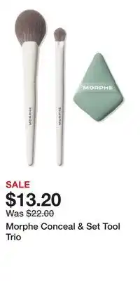 Ulta Beauty Morphe Conceal & Set Tool Trio offer