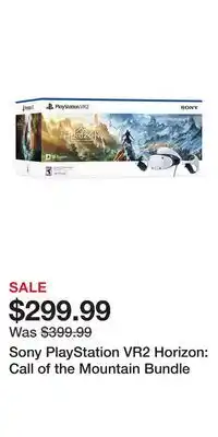 Game Stop Sony PlayStation VR2 Horizon: Call of the Mountain Bundle offer