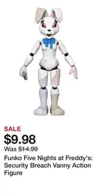 Game Stop Funko Five Nights at Freddy's: Security Breach Vanny Action Figure offer