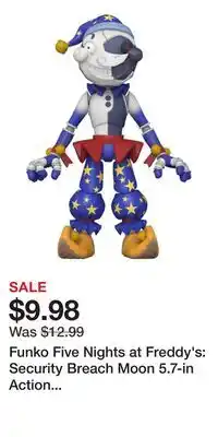 Game Stop Funko Five Nights at Freddy's: Security Breach Moon 5.7-in Action Figure offer