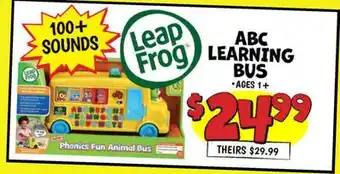 Ollie's ABC LEARNING BUS offer