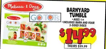 Ollie's BARNYARD TUMBLE offer
