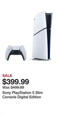 Game Stop Sony PlayStation 5 Slim Console Digital Edition offer