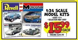 Ollie's Revell MONOGRAM 1: 24 SCALE-- MODEL KITS offer