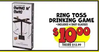 Ollie's RING TOSS DRINKING GAME offer