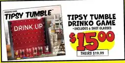 Ollie's TIPSY TUMBLE DRINKO GAME offer