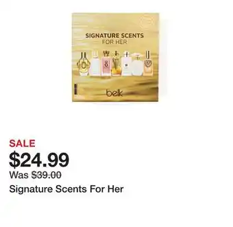 Belk Signature Scents For Her offer