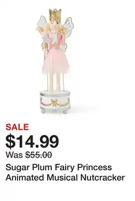 Belk Sugar Plum Fairy Princess Animated Musical Nutcracker offer
