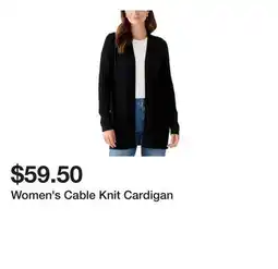 Belk Women's Cable Knit Cardigan offer