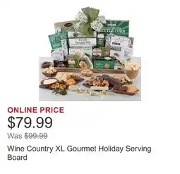 Costco Wine Country XL Gourmet Holiday Serving Board offer