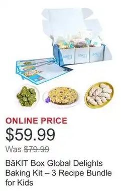 Costco BāKIT Box Global Delights Baking Kit – 3 Recipe Bundle for Kids offer
