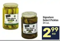 Albertsons Signature Select Pickles offer