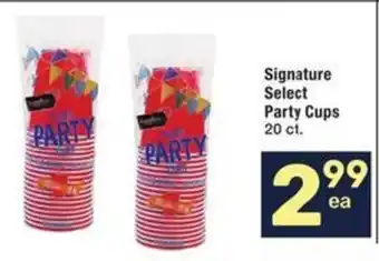 Albertsons Signature Select Party Cups offer
