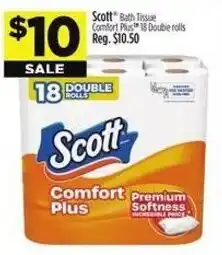 Dollar General Scott bath tissue comfort plus offer
