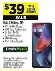 Dollar General Moto G 5G offer