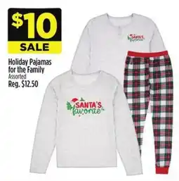 Dollar General Holiday Pajamas for the Family Assorted offer