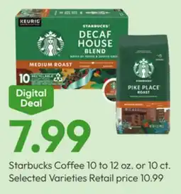 Stater Bros Starbucks Coffee offer