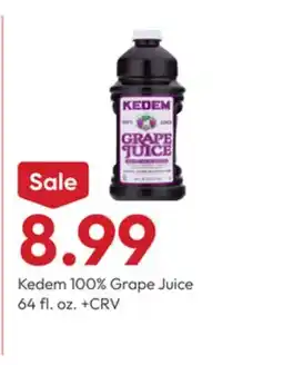 Stater Bros Kedem 100% Grape Juice offer