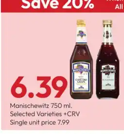 Stater Bros Manischewitz offer