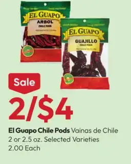 Stater Bros El Guapo Chile Pods Vainas de Chile offer