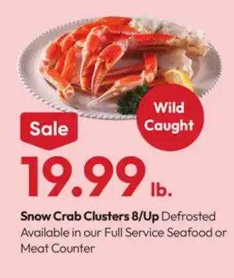 Stater Bros Snow Crab Clusters 8/Up offer