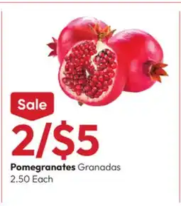 Stater Bros Pomegranates offer