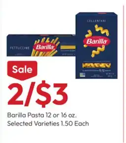 Stater Bros Barilla Pasta offer
